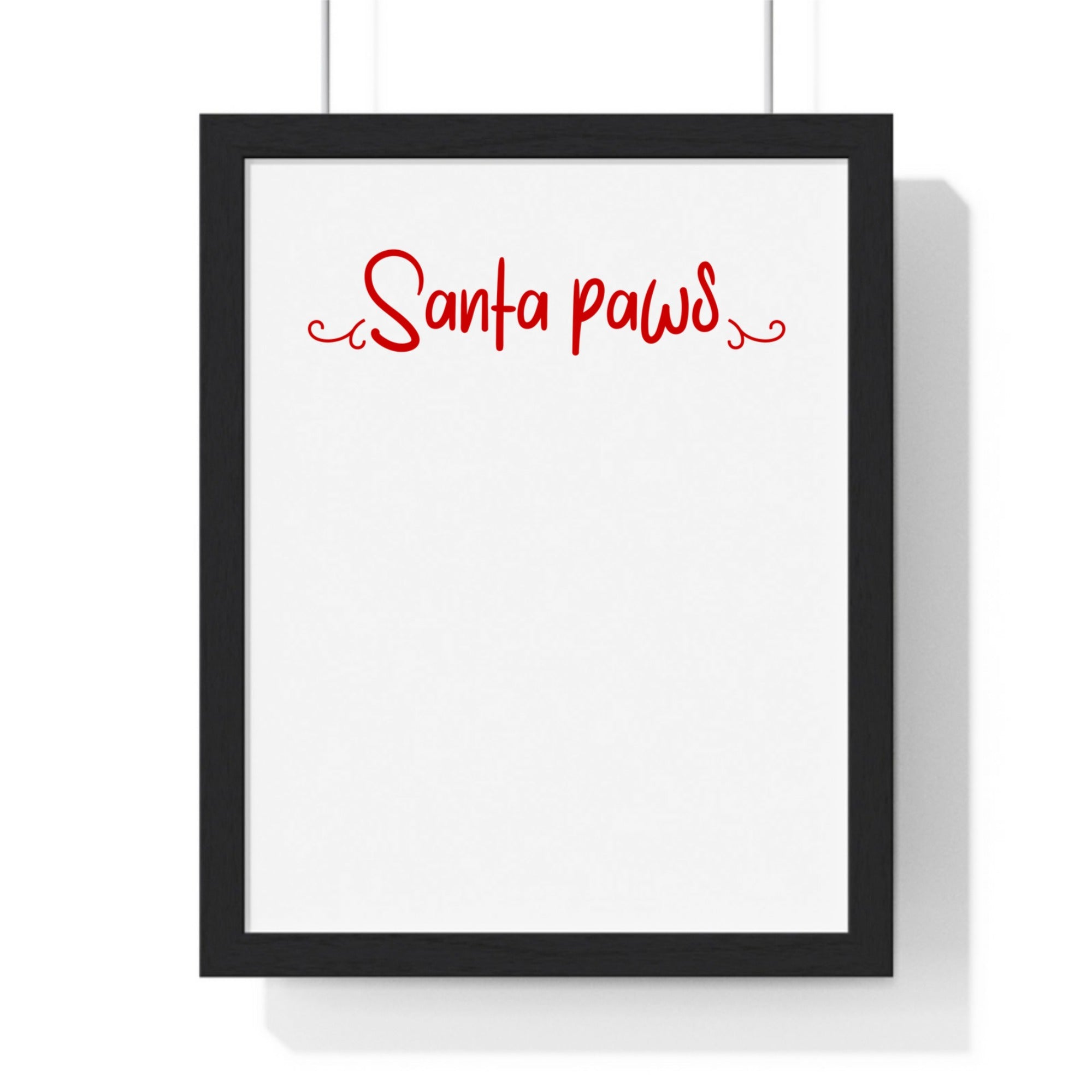 Vertical Framed Poster